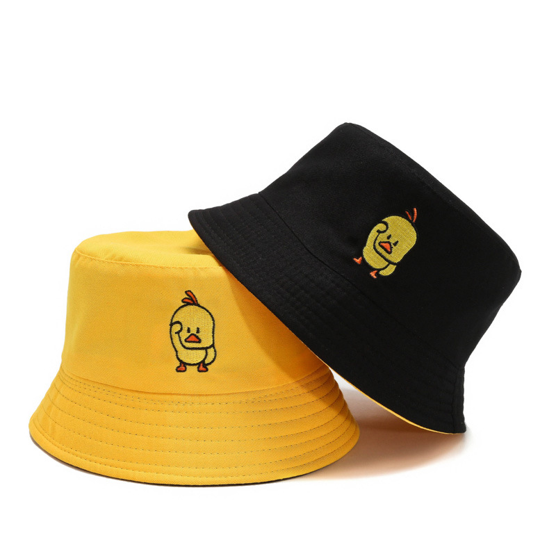 Bucket Hat Cross-Border Men Women Double-Sided Embroidery Japanese ...