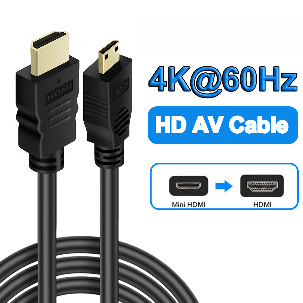 Mini HDMI Cable 4K 60Hz HDMI to Mini HDMI 2.0 video cable 1.5M for ...