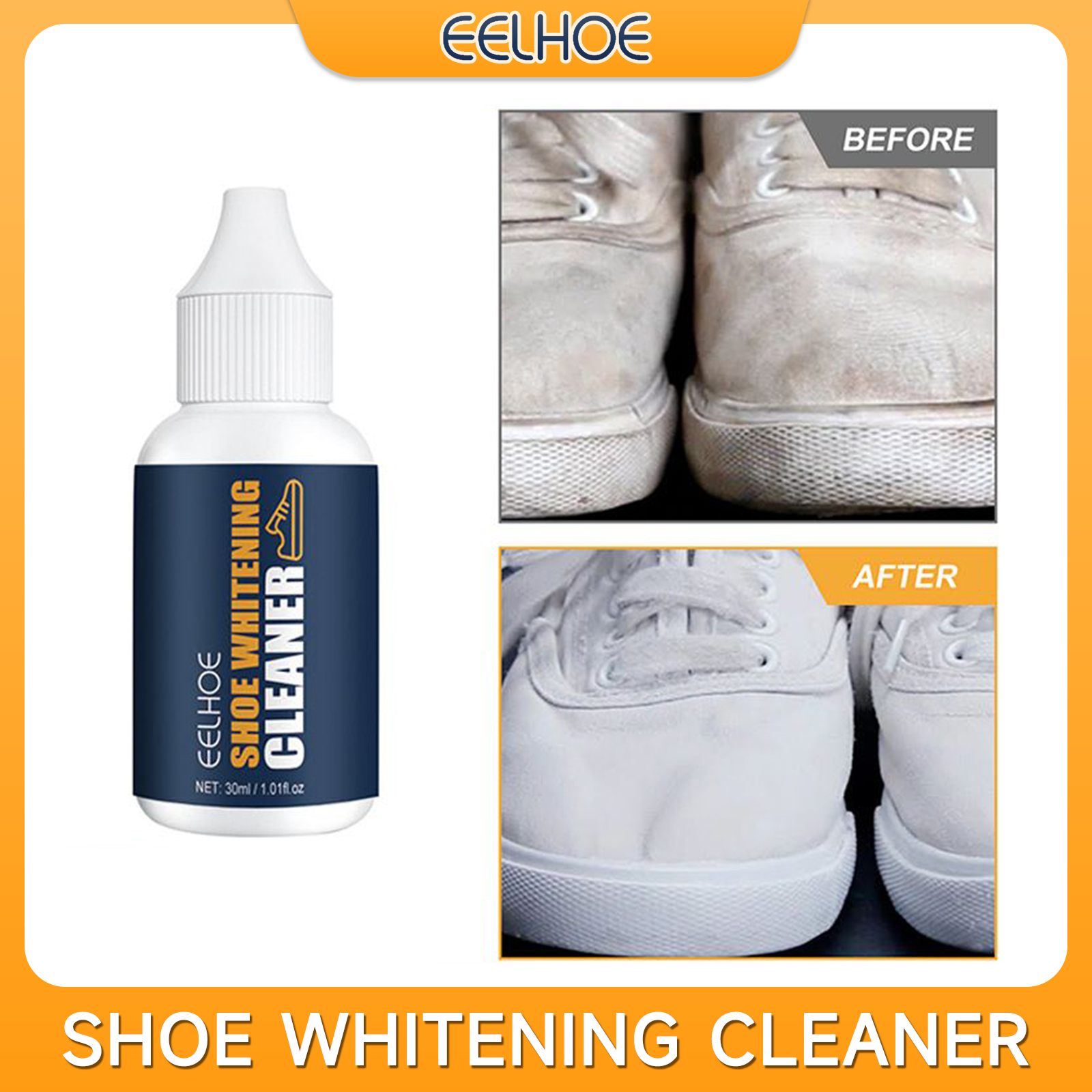 Eelhoe Shoe Brightening Cleaner Cleaning Of Little White Shoes Remove