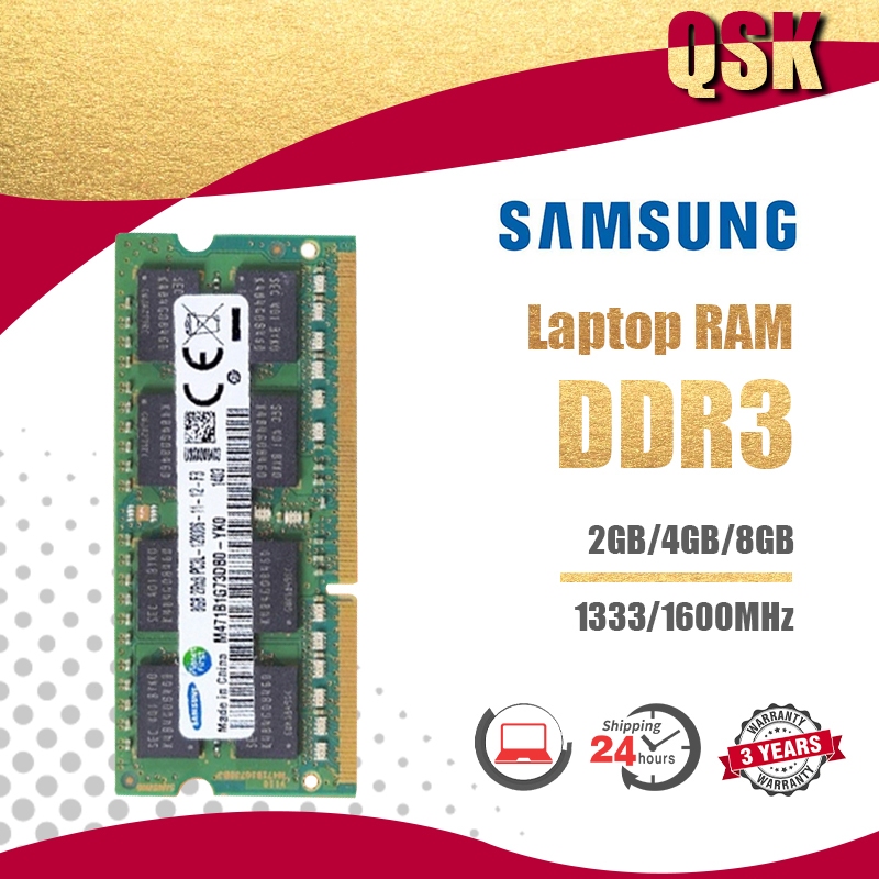 Samsung Ddr3 Ddr3 1333 Samsung DDR3 Laptop RAM 2GB 4GB 8GB 1600MHz