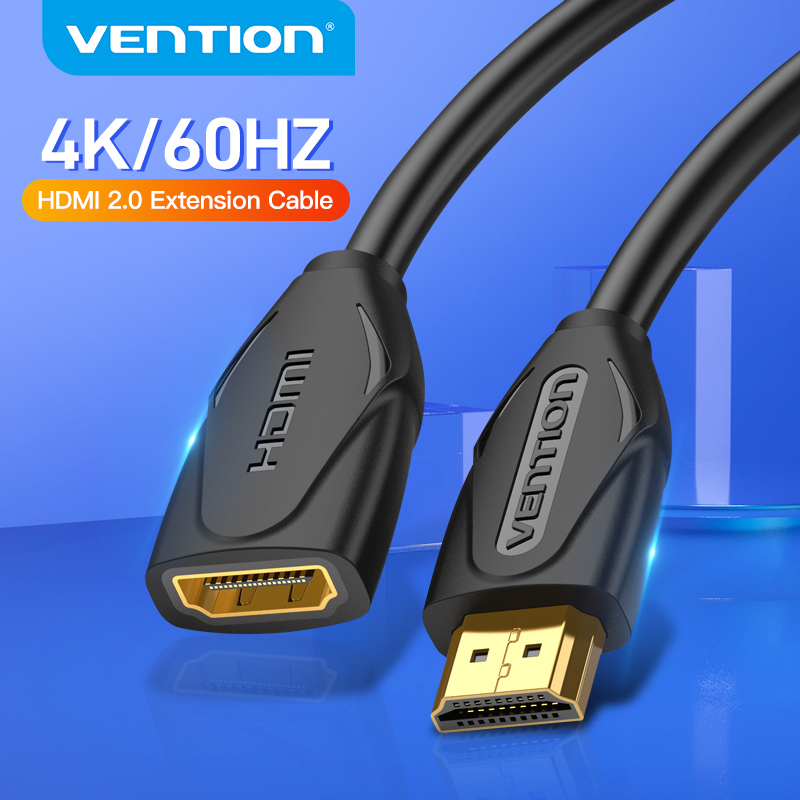 Trendy New Vention HDMI Extension Cable 4K 60HZ Male to Female Extender ...