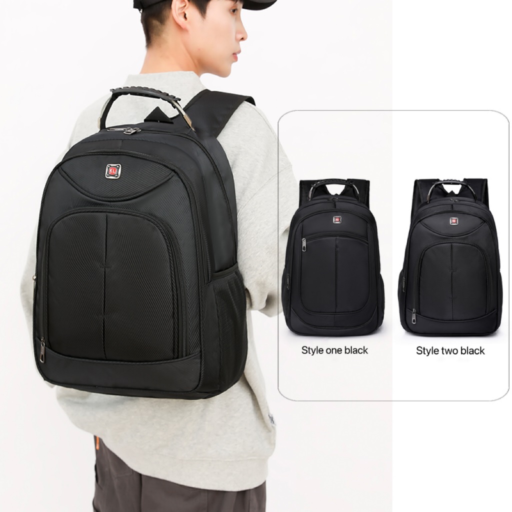Men's Fashion Leisure Backpack Scratch-Resistant Laptop Backpack 18 ...
