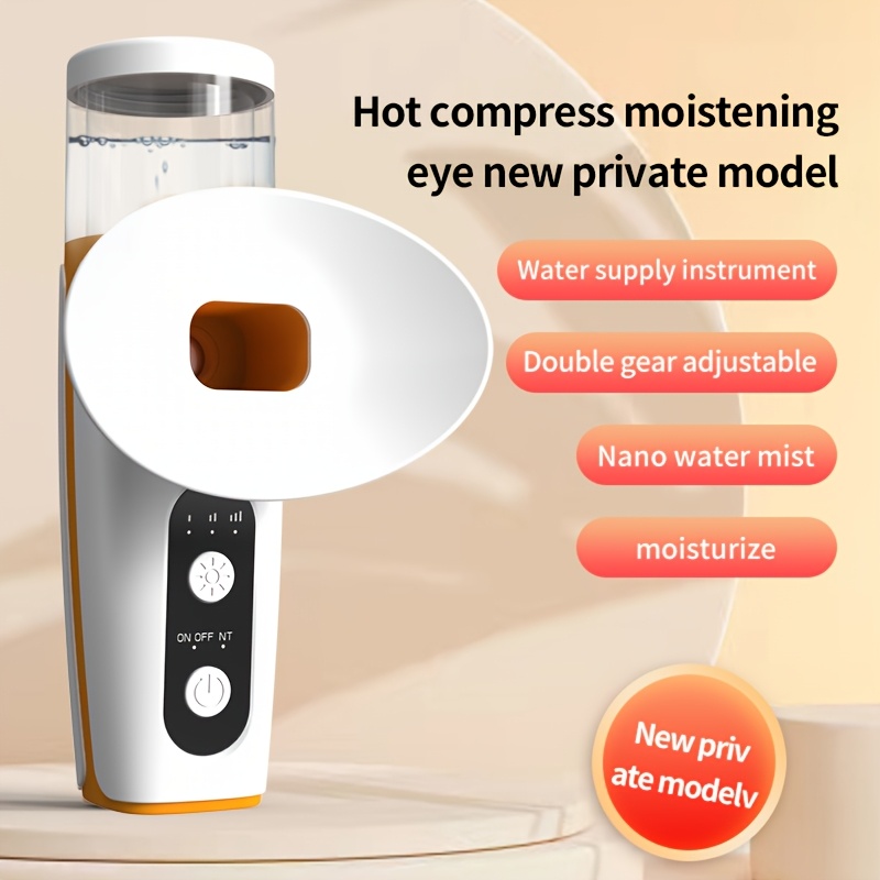 Portable Hot & Cold Eye Nebulizer Humidifier – Adjustable Nano Inhaler ...