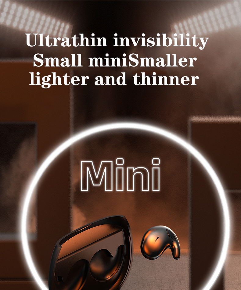 Earphones Wireless Sleep Invisible TWS Wireless Bluetooth Headphones ...
