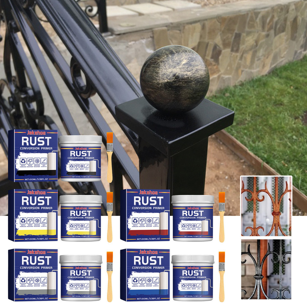 FREEGO Anti Rust Conversion Primer Iron Door Metal Gear Bracket Rusty ...