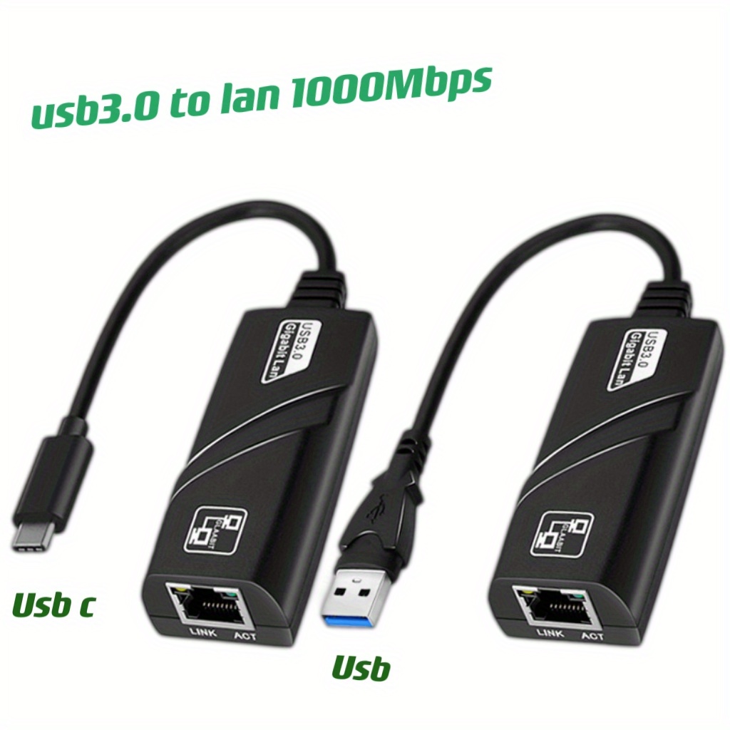 USB3.0 To RJ45 Network Cable Adapter 1000Mbps Wired Network Cable For ...