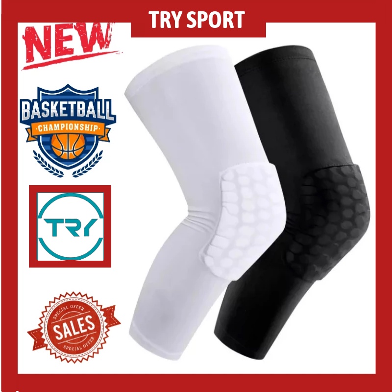 Honeycomb Knee Pads | Leg Protective Sports Guard for Basketball ...