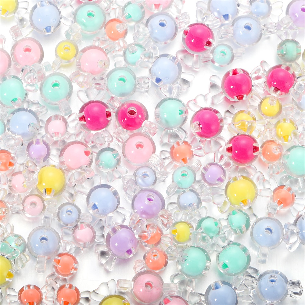 St. kunkka 20Pcs Acrylic 16mm Candy Beads Transparent Acrylic Beads for ...