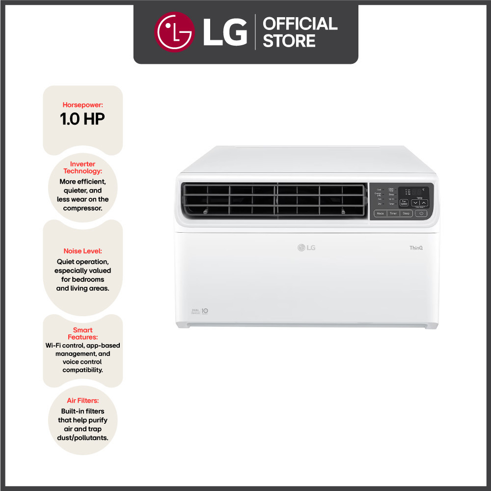Shop lg dual inverter window type for Sale on Shopee Philippines