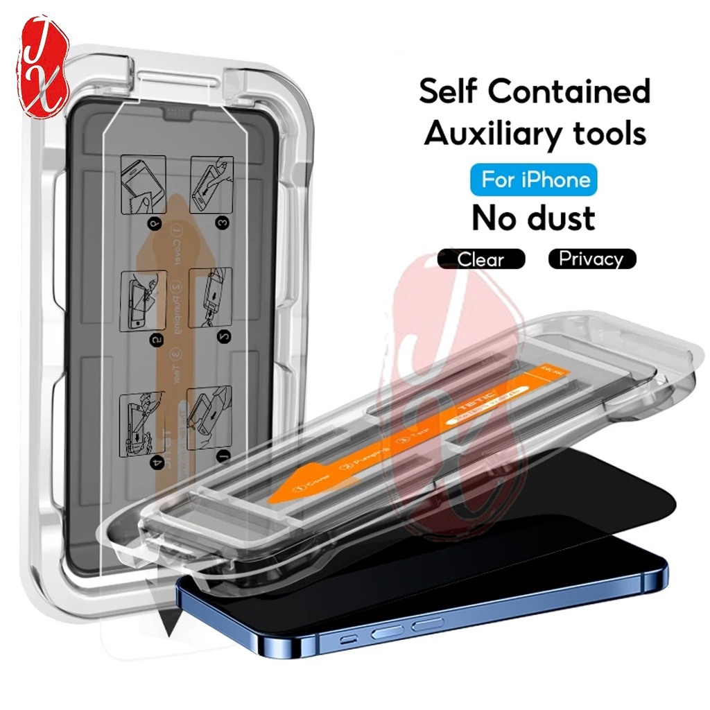 JX For ip 16 15 14Plus 13 12 11 Pro Max XR Screen Protector Tempered ...