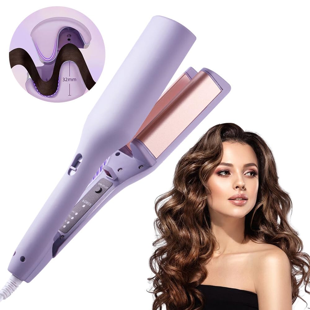 French 32mm Egg Roll Hair Curler Water Ripple Big Wave Hair Curler Does ...