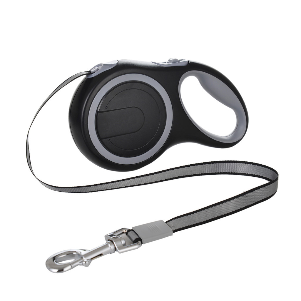 View of 3m 5m 8m Retractable Dog Roulette Leash Durable Tape Small Medium Large ...