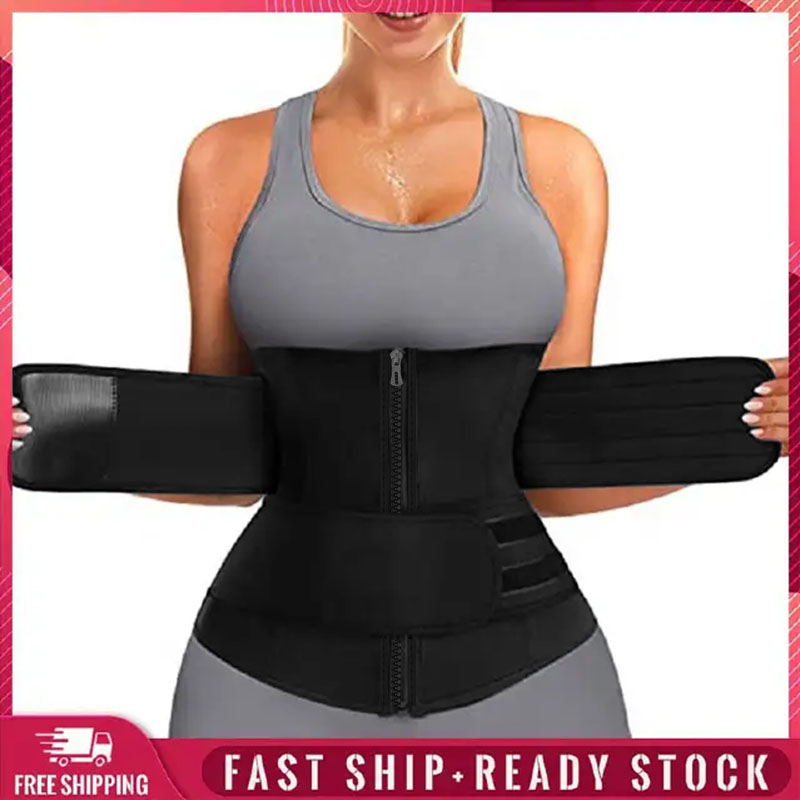 Body Shaper Waist Trainer With Double Belt Waist Tummy Shaper