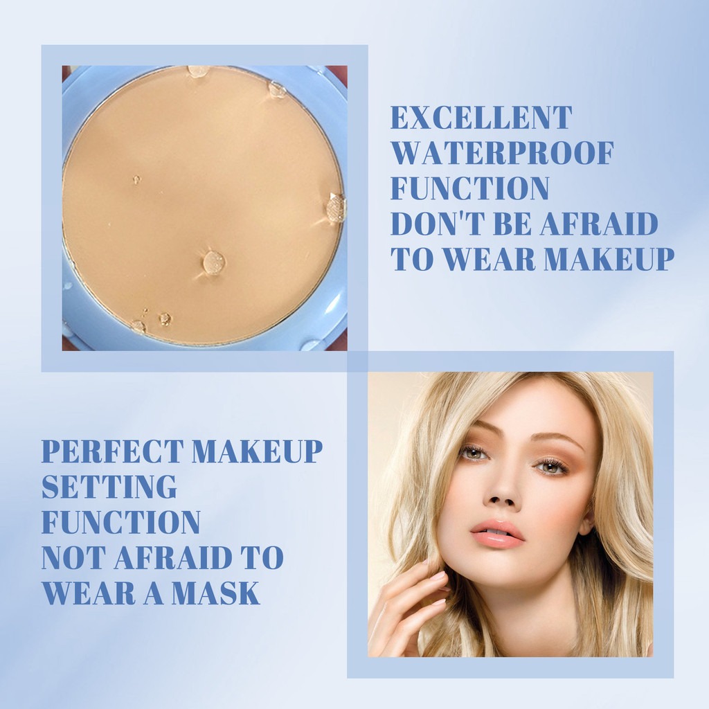 Oil Control Face Powder - Matte, Long Lasting, Waterproof Flawless ...