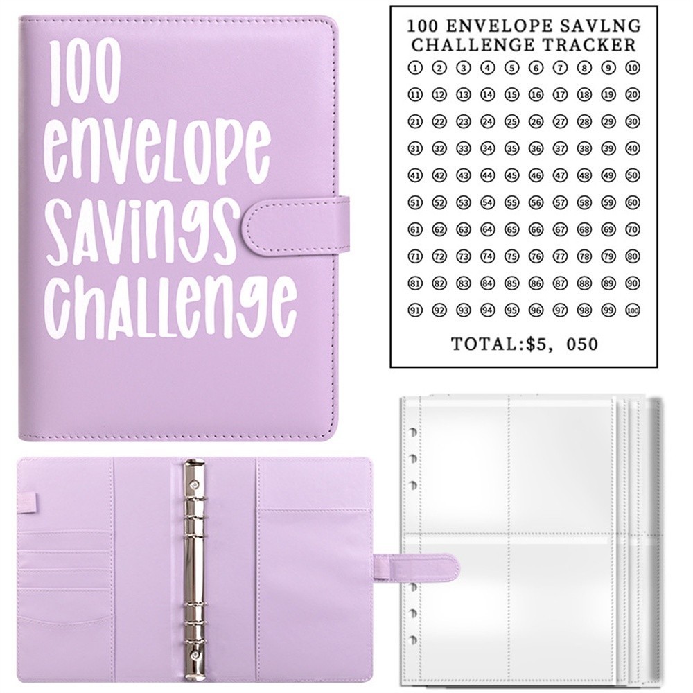 100 EnvelopeChallenge Flipbook 100 Days Couple Envelope Savings ...