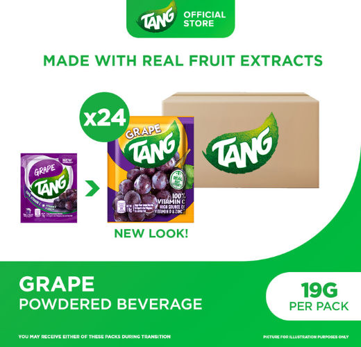 Tang Grape 19G - Powdered Juice made with Real Fruit Extracts (Bundle ...