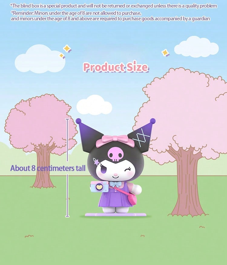 TOPTOY Sanrio Kuromi Campus Diary Series Blind Box Figure Officially ...