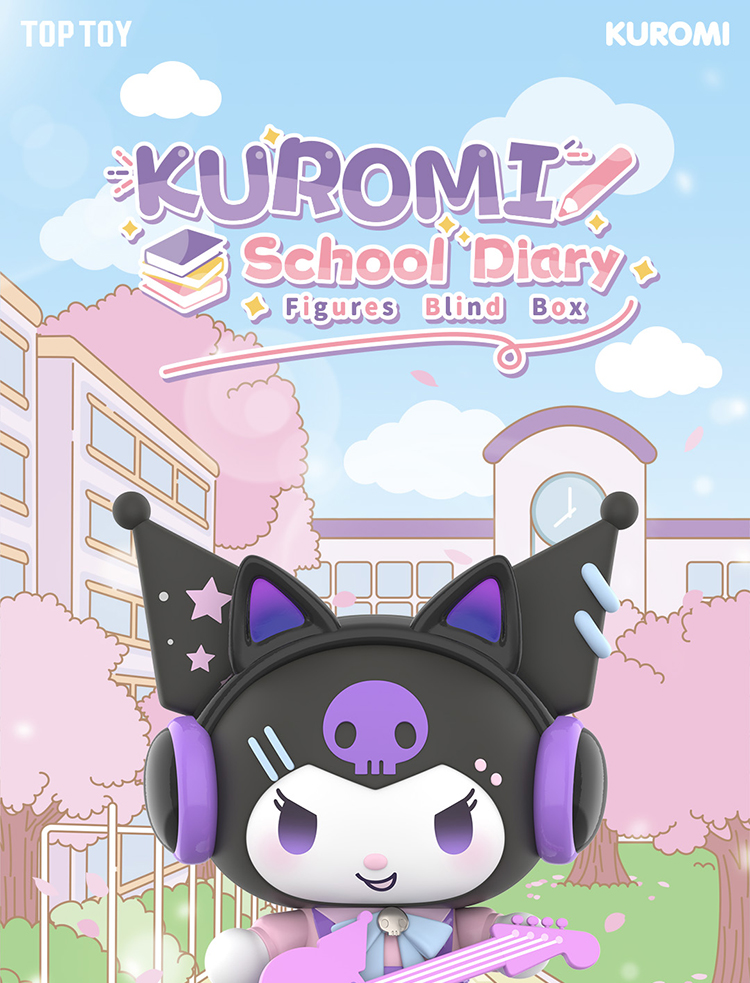 TOPTOY Sanrio Kuromi Campus Diary Series Blind Box Figure Officially ...