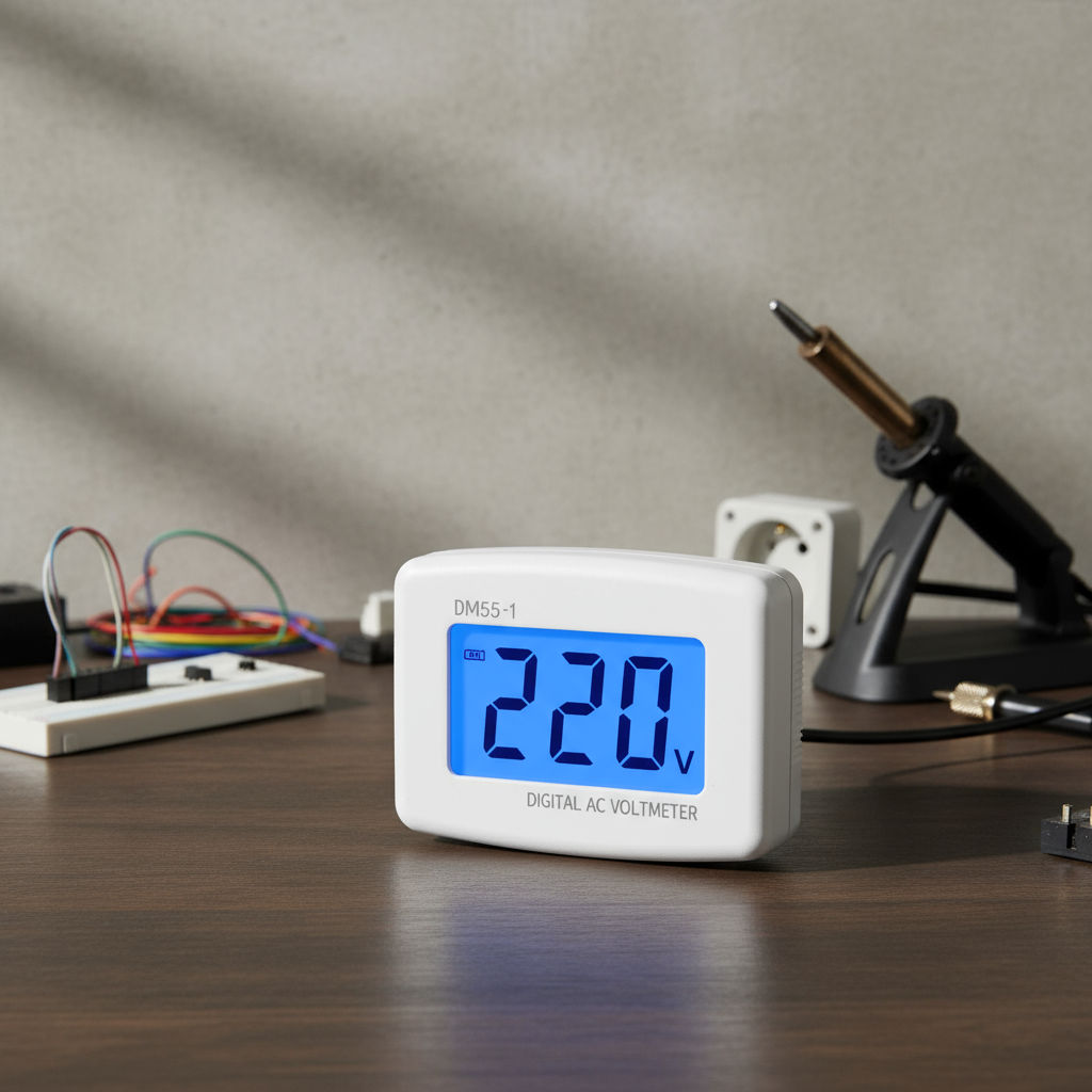 DM55-1 Digital Voltmeter EU US Plug Volt Meter Socket Voltage Tester LCD Display Voltage Meter 110V 220V Wall Flat Voltage Meter köp billigt - fri frakt, ärliga recensioner med bilder