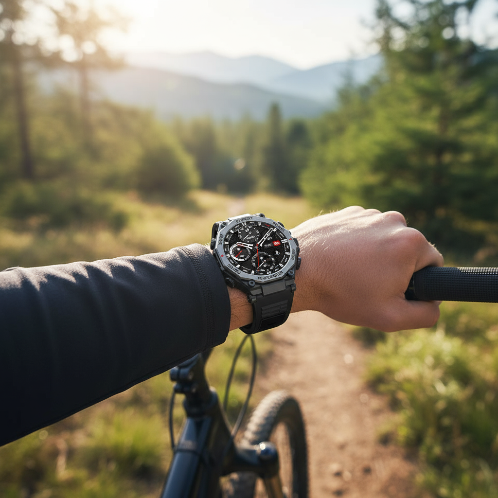 Amazfit New Smart Watch Men HD AMOLED NFC GPS Motion Heart Rate Monitor ...