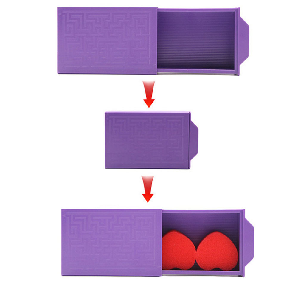 Magical Variety Magic Box Magic Props Empty Box Contents Purple Pull ...