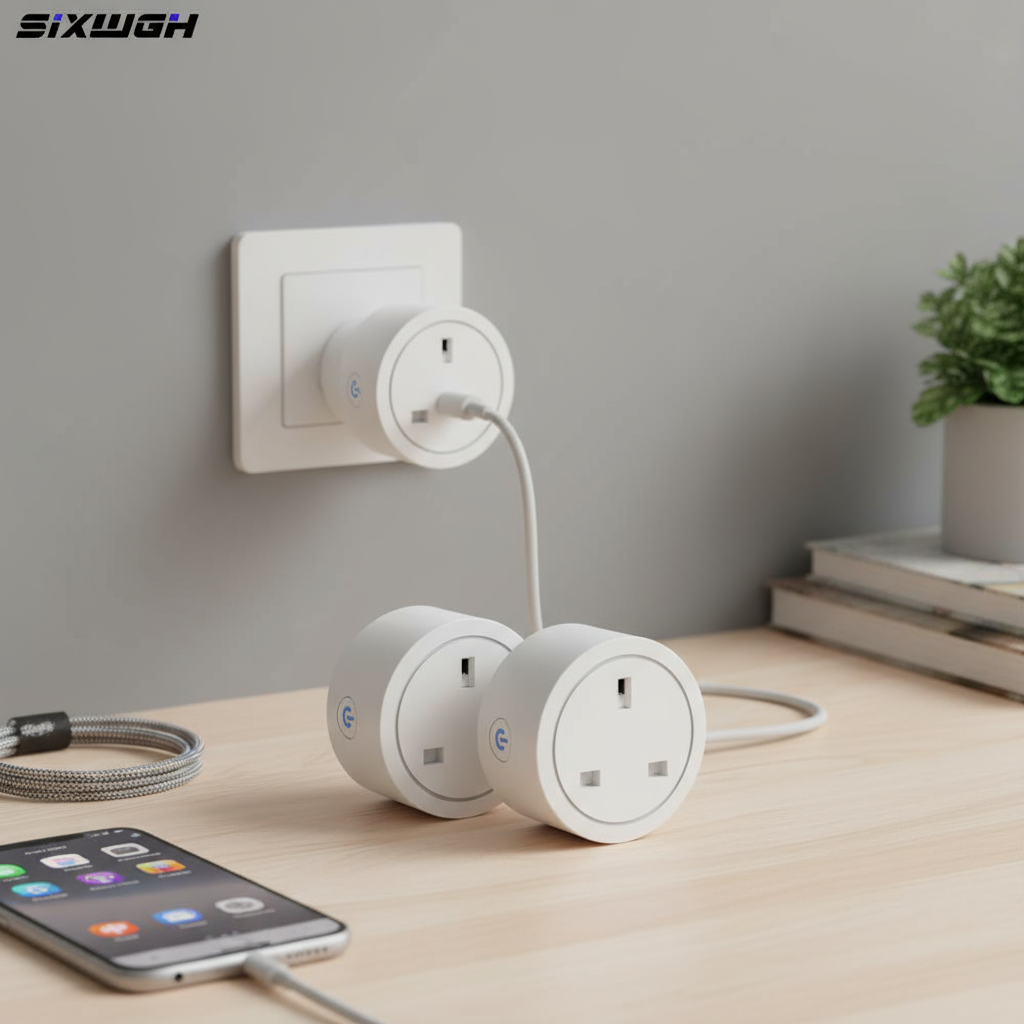 WiFi 16A UK Smart Socket Plug with Energy Monitor, Timer, Schedule for ...