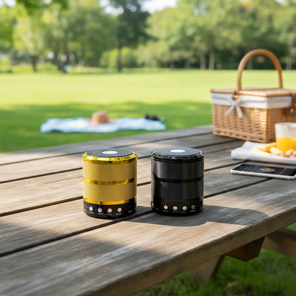 WS887 Mini Bluetooth Speaker Outdoor Portable Wireless Subwoofer ...