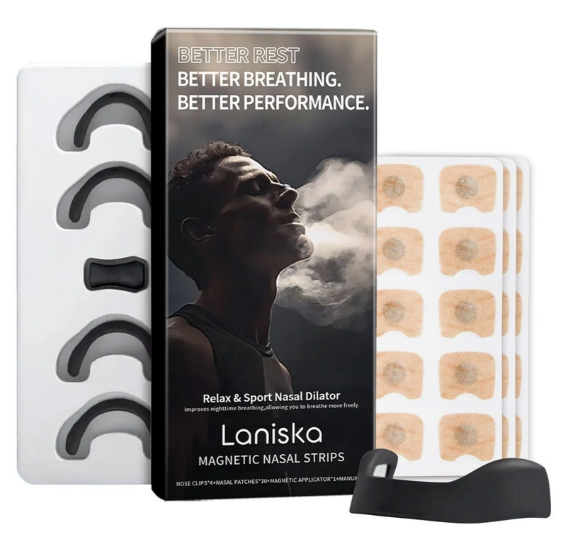 Magnetic Nasal Dilator Kit Relieve Stuffy Nose Strips Increase Oxygen ...