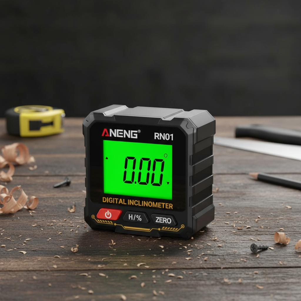 One Unit ANENG RN01 Mini Digital Protractor 360° Angle Gauge ...