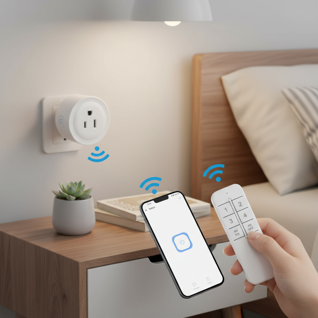 RF2.4G Wireless Smart Socket with Bluetooth, Remote Control, Local ...