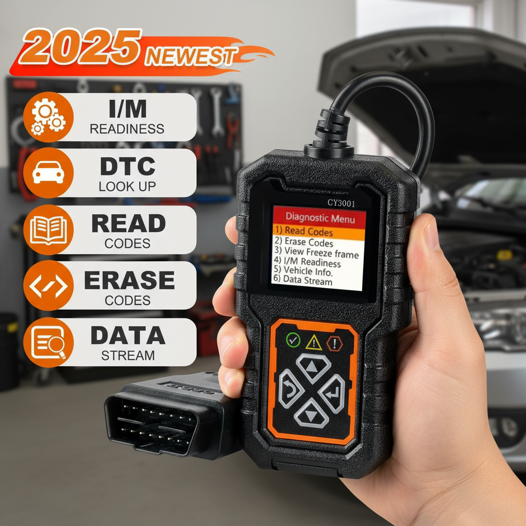 OBD2 Diagnostic Scanner: Tool for Reading and Clearing Engine Issues on ...