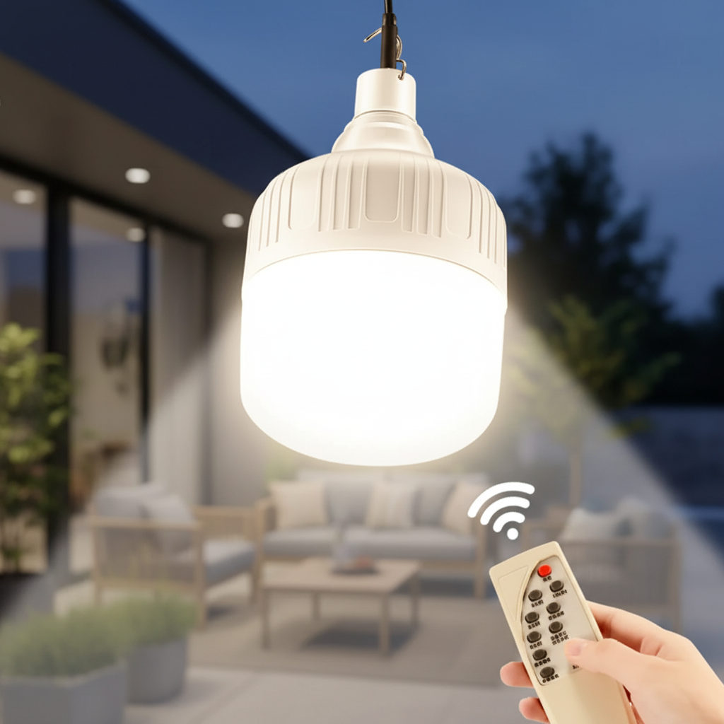 Solar Powered LED Bulb Light With 200 To 500 Watt Choices | Shopee ...