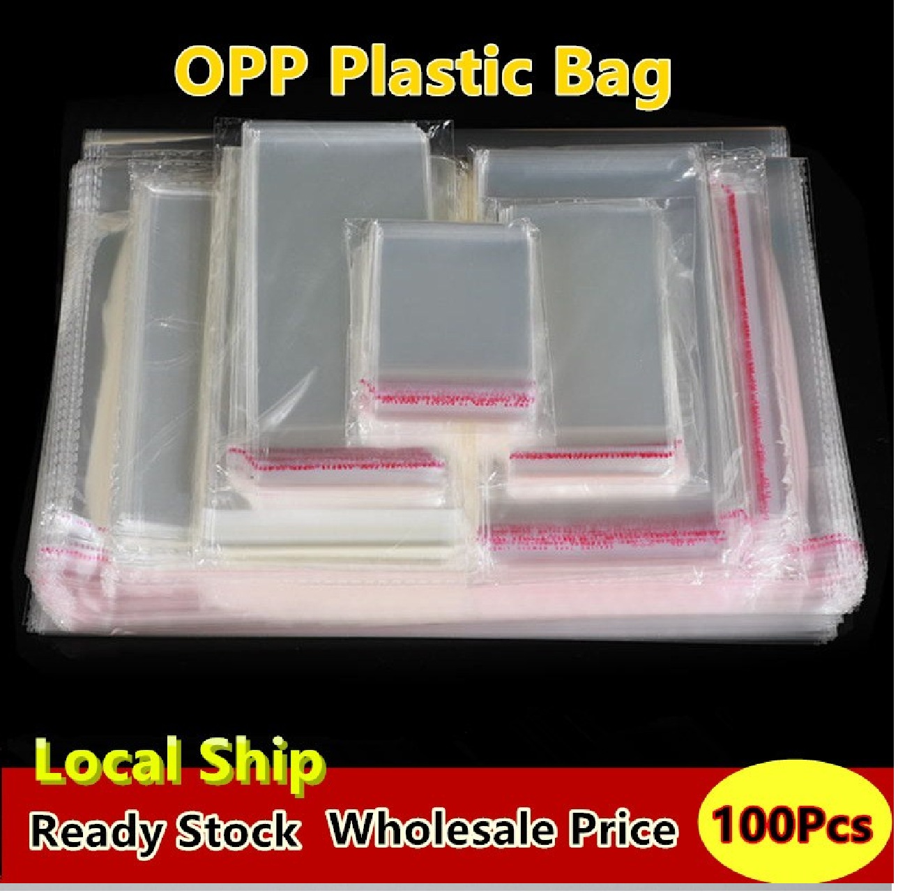 Shop opp plastic with adhesive for Sale on Shopee Philippines