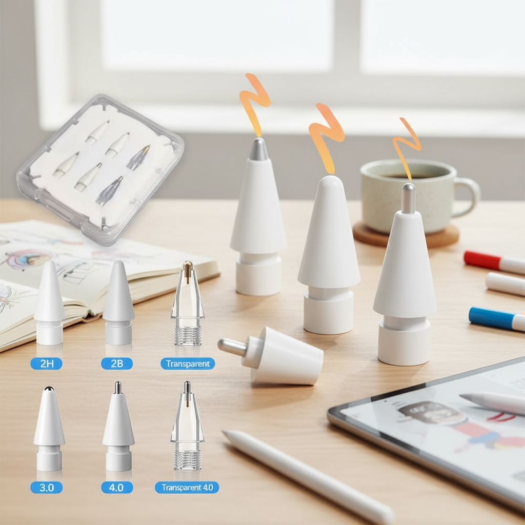 Replacement Soft Nibs for Apple Pencil 1st/2nd Gen, USB-C Pro, 6 Pack ...