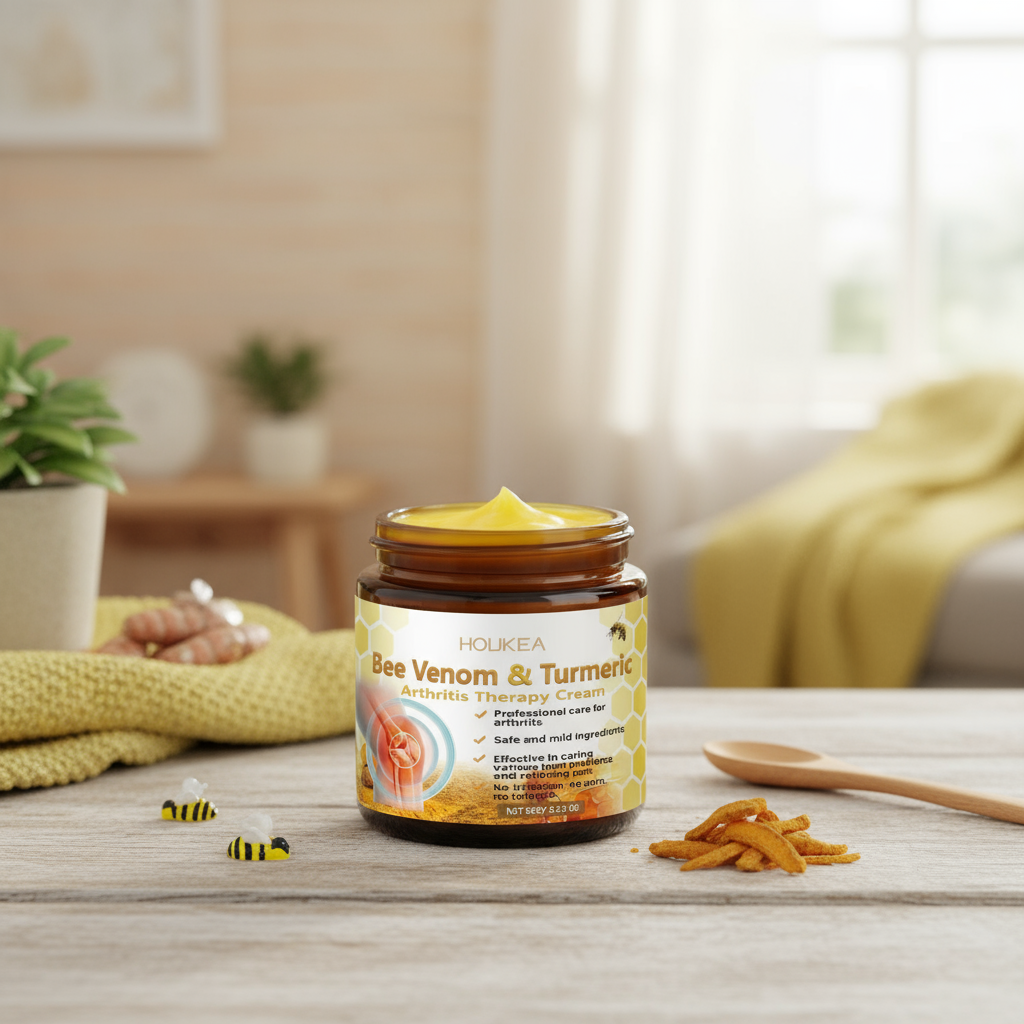 Natural Turmeric and Bee Venom Joint Care Cream, 60G for Joint Pain ...