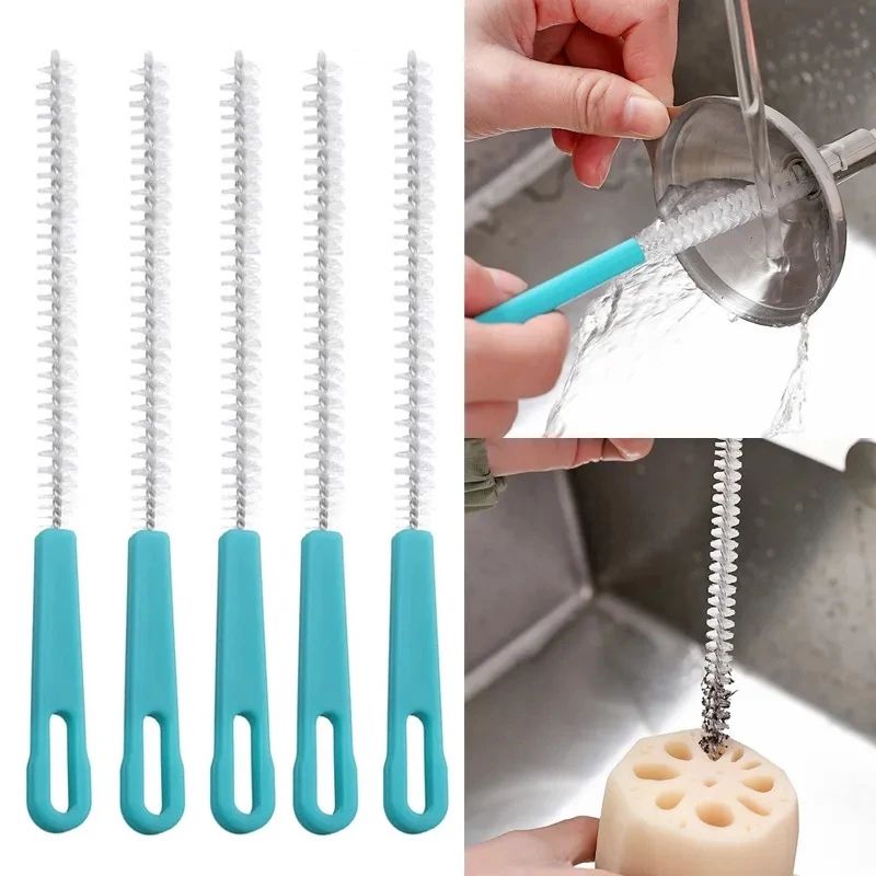 Multifunctional Kitchen Lotus Root Brush Straw Bottle Spiral Brushes ...