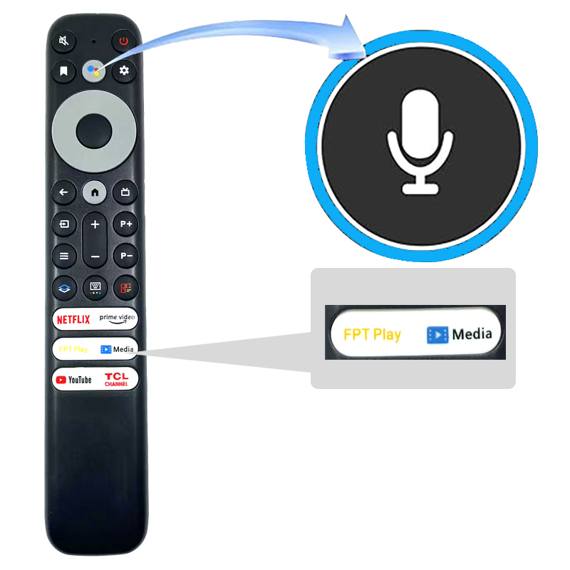 New universal Bluetooth remote control for all Vietnamese TCL voice ...