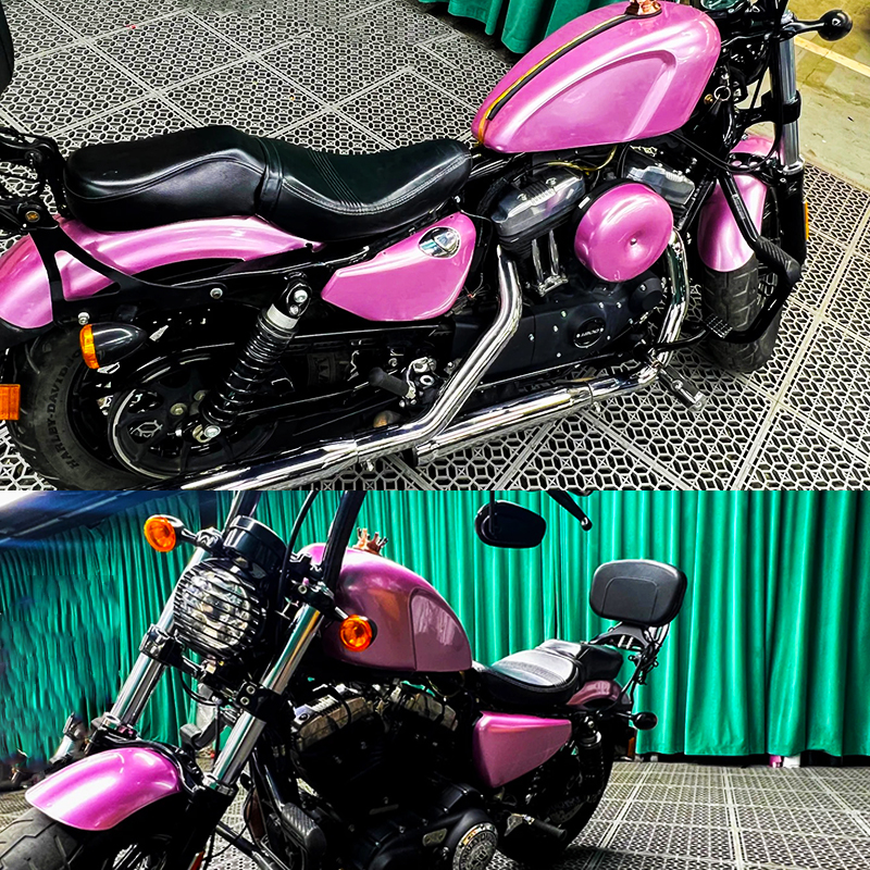 Ultra Glossy Passionate Pink Metallic Vinyl Wrap Film With Air Release ...