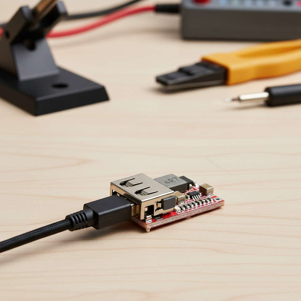 USB Output Mini Power Module DC 6-24V 12V/24V to 5V 3A Step Down ...