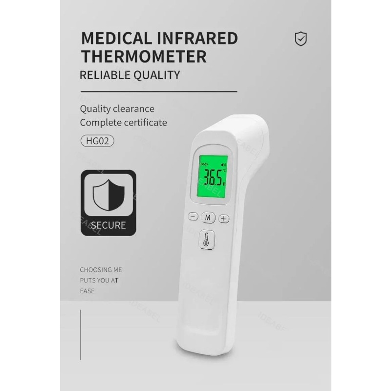 Clinical Grade Non-Contact Forehead Thermometer for Adults and Children ...
