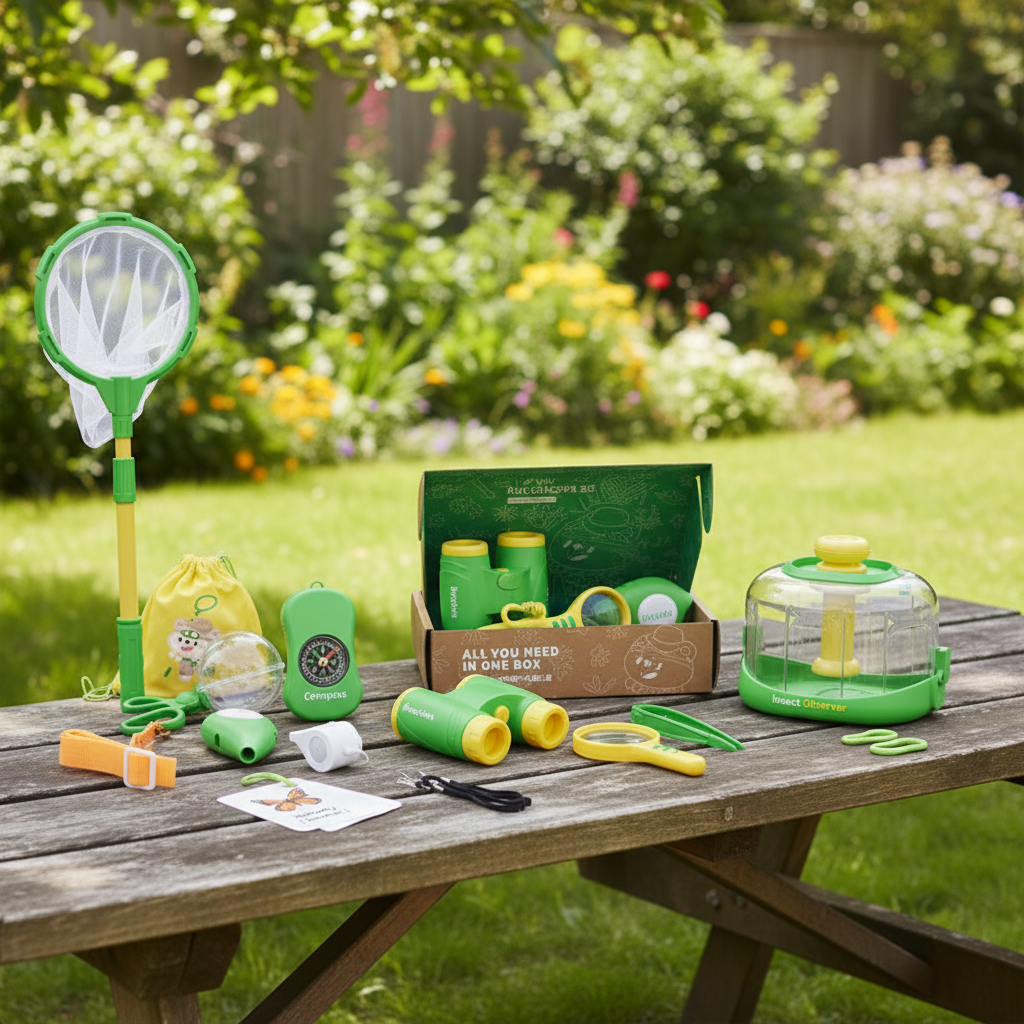 14-piece Kids' Bug Catching Kit, STEM Outdoor Exploration Toys for ...