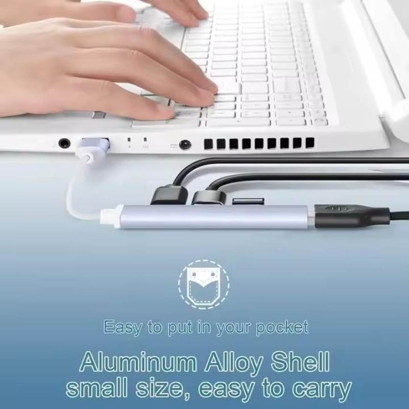 USB 3.0 HUB 4 in 1 For Laptop Macbook Pro 4 Ports type c to hdmi Multi ...