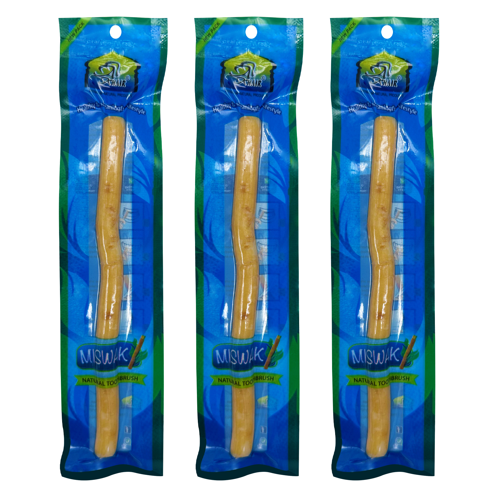 Al Khair Peelu Miswak Stick Natural Toothbrush, for Teeth Whitening ...