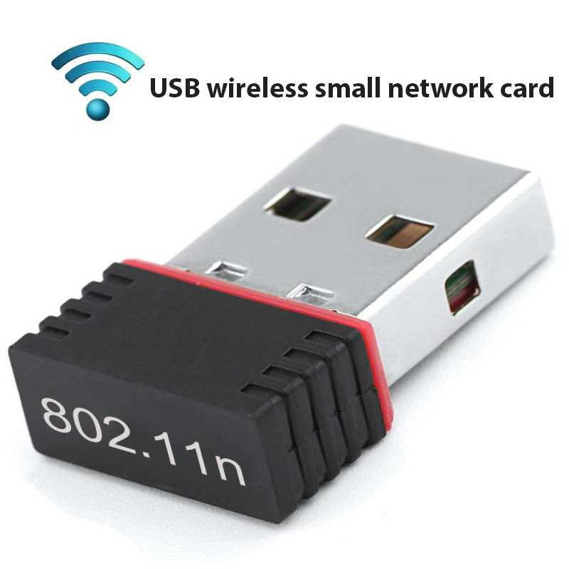 Mini USB Wifi Adapter 802.11n Small Network Card Wireless Receiver for ...