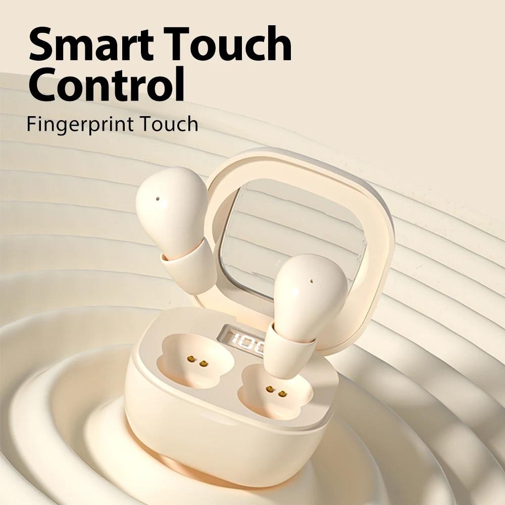 SK19 Earphones Invisible Mini TWS Wireless Headsets HIFI Stereo Noise ...