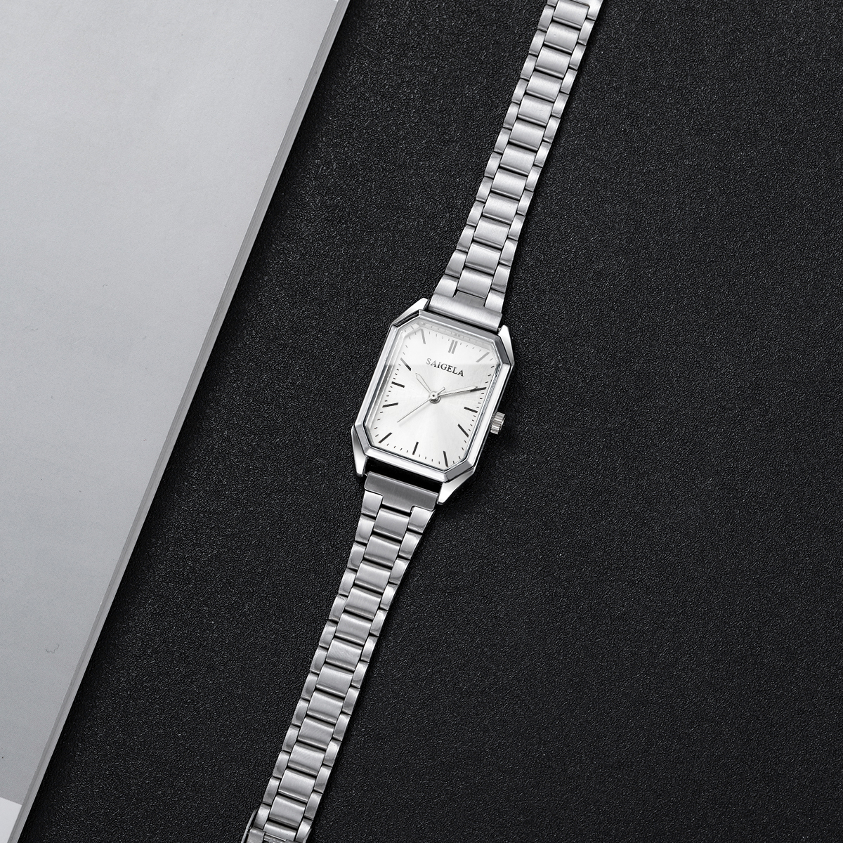 1/2PCS Fashion Simple Rectangle Women And Girls Quartz Watches Without ...