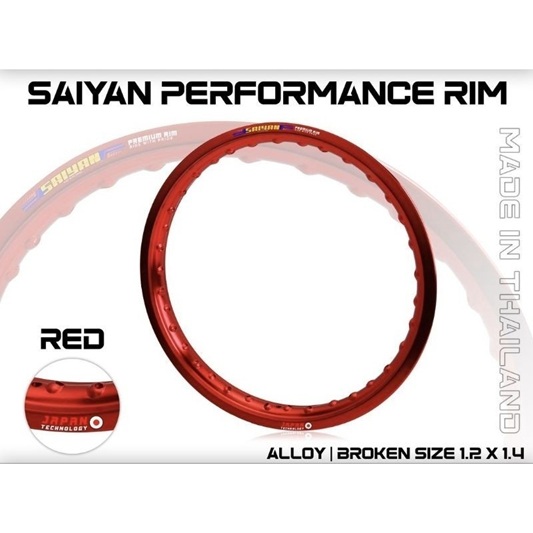 Saiyan Performance Motorcycle Rim – Durable Alloy Wheel for Bikes ...