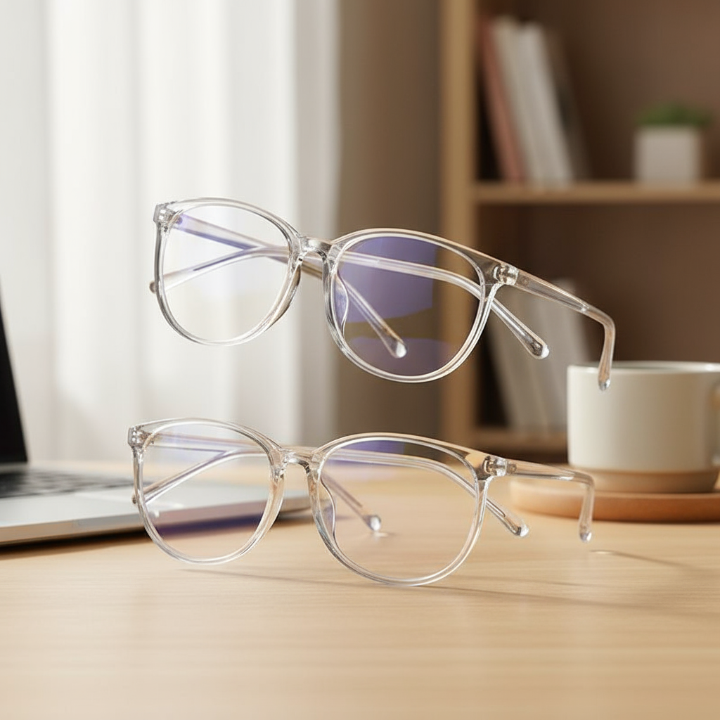 Computer Sunglasses Blue Light Shield Korean Round Unisex | Shopee ...