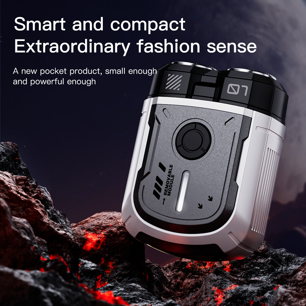 Men's mini magnetic electric shaver IPX7 waterproof portable pocket ...