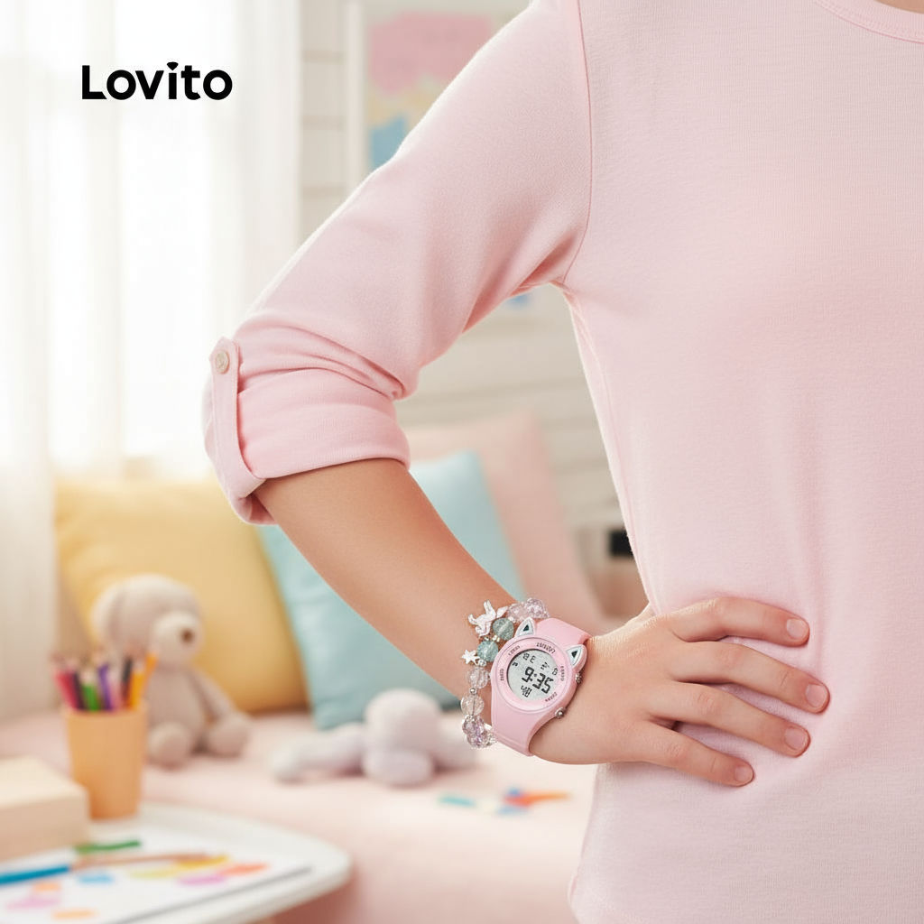 Lovito Baby & Kid Elegant Simple Watch for Children LCS099115 | Shopee ...